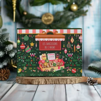 Calendrier avent saucisson 87 pièces Domaine du Goût