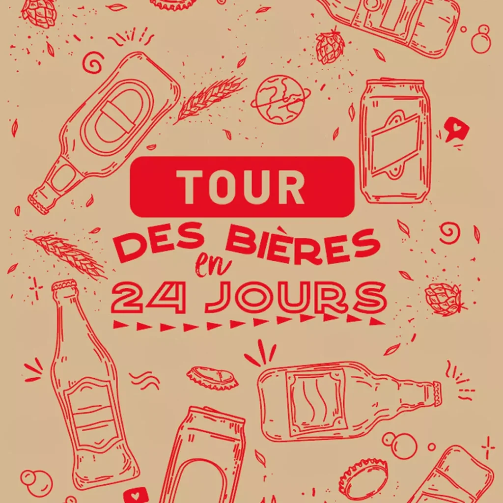 T-shirt Humour Poulpe Avec Bières Et Vin - Coton Homme Fait Main USA